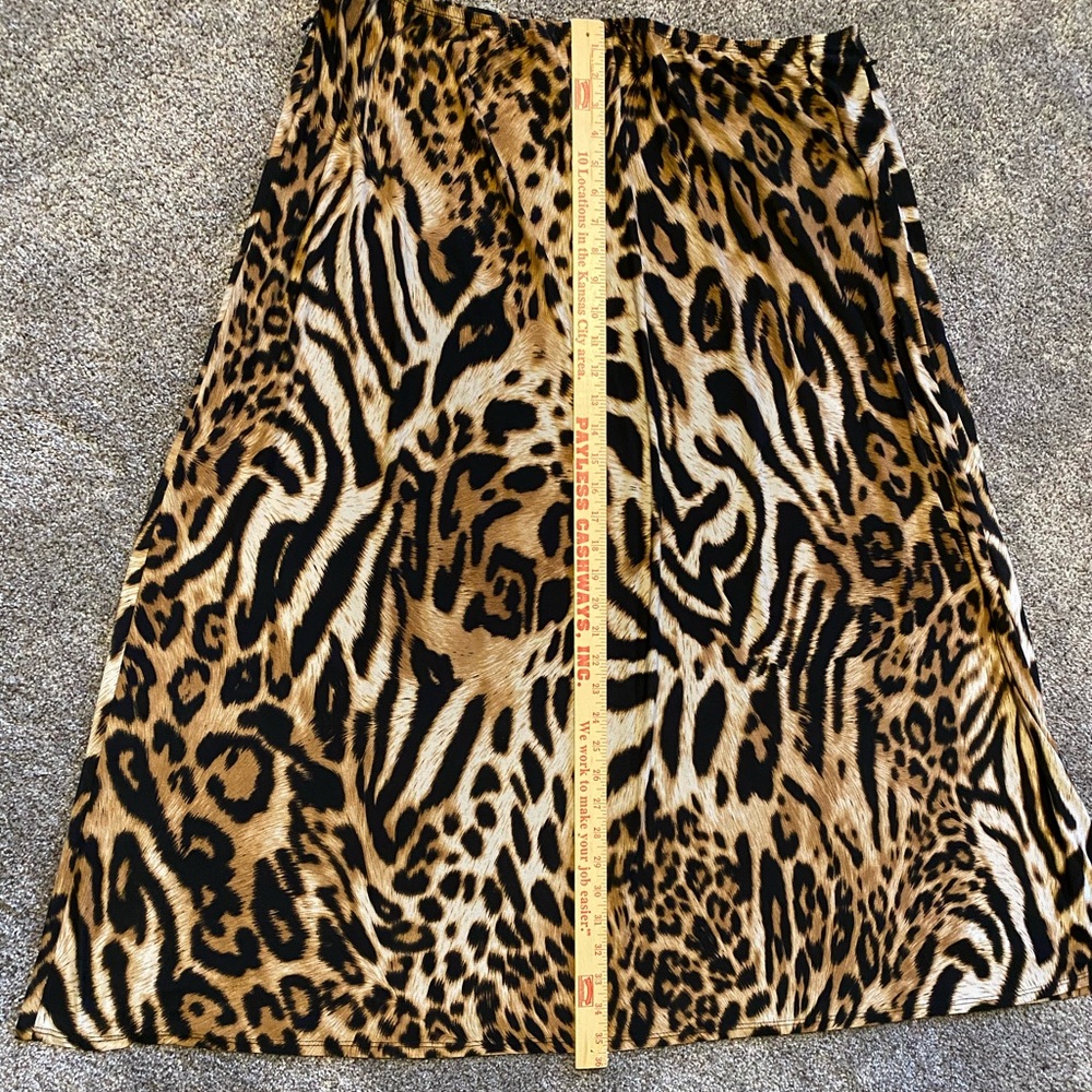 Animal print skirt